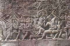 Relief ze świątyni Bayon