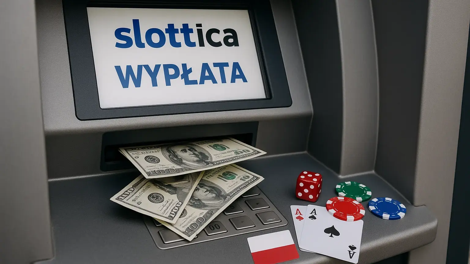 Slottica wypłata – jak działają wypłaty w kasynie?